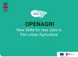 OPENAGRI New Skills for new Jobs in Peri-urban Agriculture - Milano Geoportale