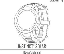 INSTINCT SOLAR Owner's Manual