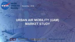 URBAN AIR MOBILITY (UAM) MARKET STUDY - NASA Urban Air Mobility