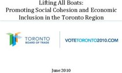 Inclusion in the Toronto Region - June 2010