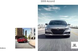 2019 Accord - Honda Canada