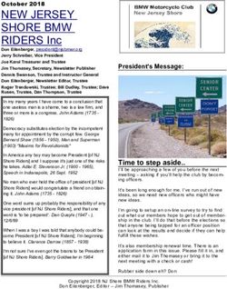 NEW JERSEY SHORE BMW RIDERS Inc