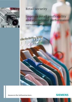 Retail security Improve retail profitability and operational performance - Small to medium sized applications