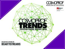 OFFICIAL SHOW REPORT 2018 - EXCLUSIVELY CURATED BY