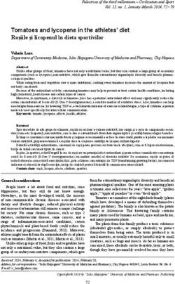 Tomatoes and lycopene in the athletes' diet Roşiile şi licopenul în dieta sportivilor