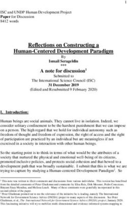 Reflections on Constructing a Human-Centered Development Paradigm