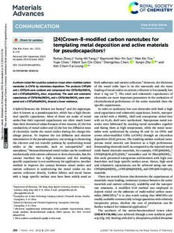 Materials Advances COMMUNICATION