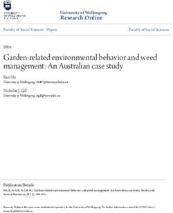Garden-related environmental behavior and weed management: An Australian case study