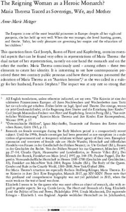 The Reigning Woman as a Heroic Monarch? Maria Theresa Traced as Sovereign, Wife, and Mother - Nomos eLibrary