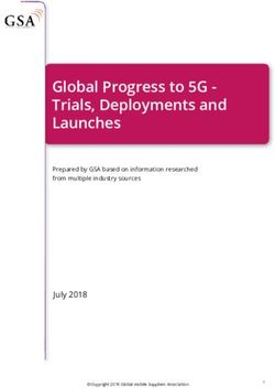 Global Progress to 5G - Trials, Deployments and Launches - July 2018 - Prepared by GSA based on information researched from multiple industry sources