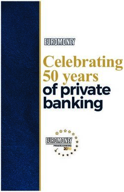 2019Overview Central & - of private banking - Euromoney