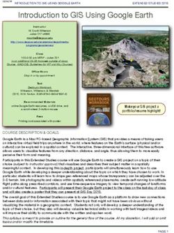 Introduction to GIS Using Google Earth