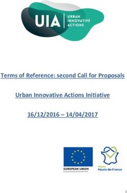 Terms of Reference: second Call for Proposals Urban Innovative Actions Initiative 16/12/2016 14/04/2017
