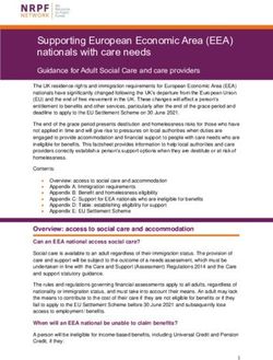 Supporting European Economic Area (EEA) nationals with care needs - Adass