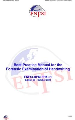 Best Practice Manual for the Forensic Examination of Handwriting - ENFSI-BPM-FHX-01