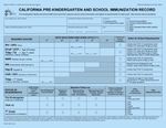 IMMUNIZATION CALIFORNIA - Pre-kindergarten (Child Care) and School Immunization Requirements - Eziz