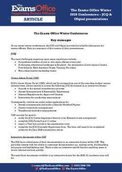 The Exams Office Winter 2020 Conferences - JCQ & Ofqual presentations