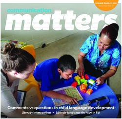 Communication - Comments vs questions in child language development Literacy intervention Speech-language therapy in Fiji - New ...