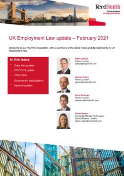 UK Employment Law update - February 2021 - Reed Smith LLP