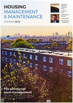 HOUSING MANAGEMENT & MAINTENANCE FEB/MAR 2019 - AWS