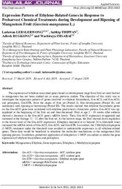 Expression Pattern of Ethylene-Related Genes in Response to Preharvest Chemical Treatments during Development and Ripening of Mangosteen Fruit ...