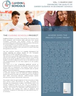 THE GUIDING SCHOOLS PROJECT - dvb-Fachverband