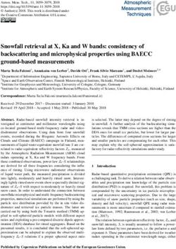 Snowfall retrieval at X, Ka and W bands: consistency of backscattering and microphysical properties using BAECC ground-based measurements - Atmos ...