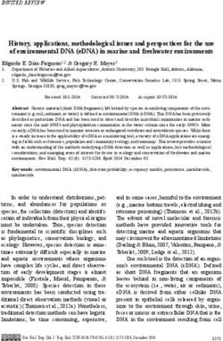 History, applications, methodological issues and perspectives for the use of environmental DNA (eDNA) in marine and freshwater environments