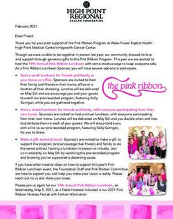 Host a small luncheon for friends and family at - High Point Regional ...