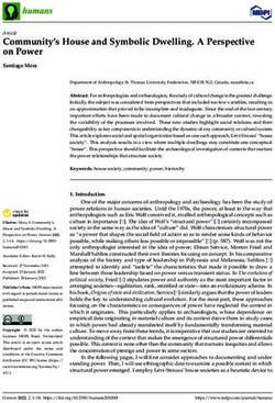 Community's House and Symbolic Dwelling. A Perspective on Power