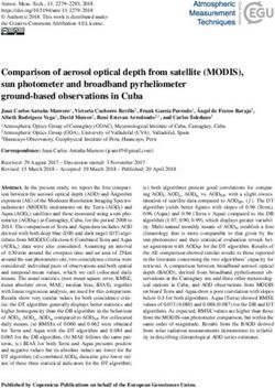 Comparison of aerosol optical depth from satellite (MODIS), sun photometer and broadband pyrheliometer ground-based observations in Cuba - Atmos ...