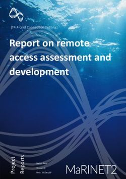 REPORT ON REMOTE ACCESS ASSESSMENT AND DEVELOPMENT - TECNALIA - MARINET2