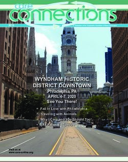 WYNDHAM HISTORIC DISTRICT DOWNTOWN - Philadelphia, PA APRIL 4-7, 2020 See You There!