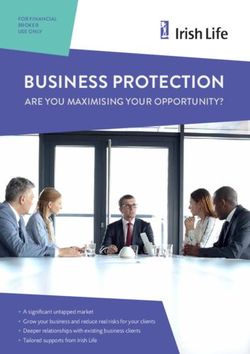 BUSINESS PROTECTION ARE YOU MAXIMISING YOUR OPPORTUNITY?