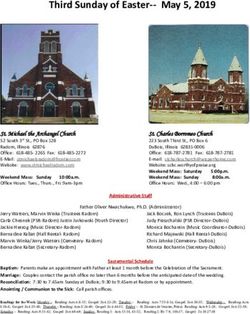 Third Sunday of Easter- May 5, 2019 - Home