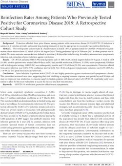 Reinfection Rates Among Patients Who Previously Tested Positive for Coronavirus Disease 2019: A Retrospective Cohort Study - Oxford Academic ...