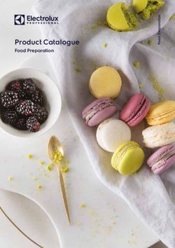 Product Catalogue Food Preparation - Electrolux Professional