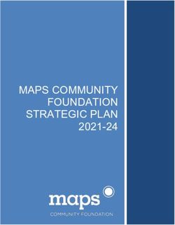 MAPS COMMUNITY FOUNDATION STRATEGIC PLAN 2021-24 - Maps Credit Union