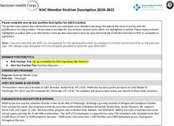 NHC Member Position Description 2020-2021 - National ...