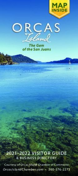 2021-2022 VISITOR GUIDE - BUSINESS DIRECTORY - The Gem of the San Juans - Orcas Island Chamber of ...