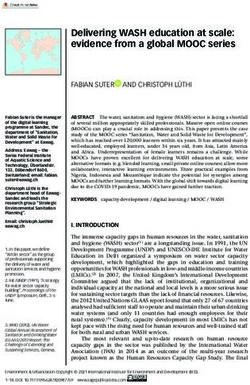 Delivering WASH education at scale: evidence from a global MOOC series - DORA 4RI
