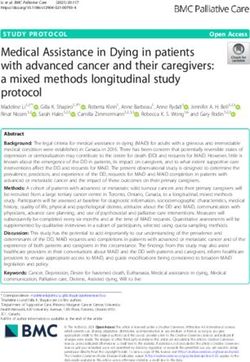 Medical Assistance in Dying in patients with advanced cancer and their caregivers: a mixed methods longitudinal study protocol