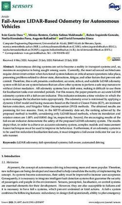 Fail-Aware LIDAR-Based Odometry for Autonomous Vehicles