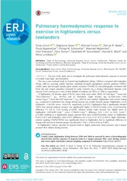 Pulmonary haemodynamic response to exercise in highlanders versus lowlanders