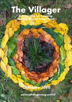 The Villager - October 2020 - A Magazine for Avening, Cherington and Nags Head - Avening Parish Council