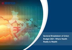 Sectoral Breakdown of Union Budget 2021: Where Health Really is Wealth - Aranca