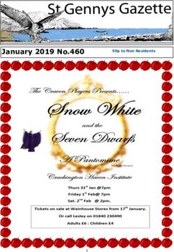 January 2019 No.460 - St Gennys Parish Council