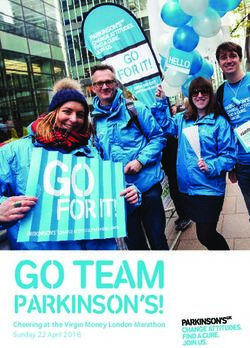 Go team parkinson's! Cheering at the Virgin Money London Marathon Sunday 22 April 2018 - Parkinson's UK