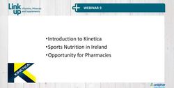 Introduction to Kinetica Sports Nutrition in Ireland Opportunity for Pharmacies - WEBINAR 9