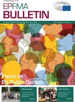 BULLETIN EPFMA - Focus on EU Public Opinion - Former Members of the ...